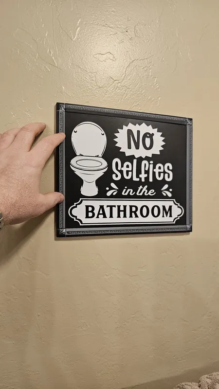 Decorative Craft Sign - 3D printed home decor sign